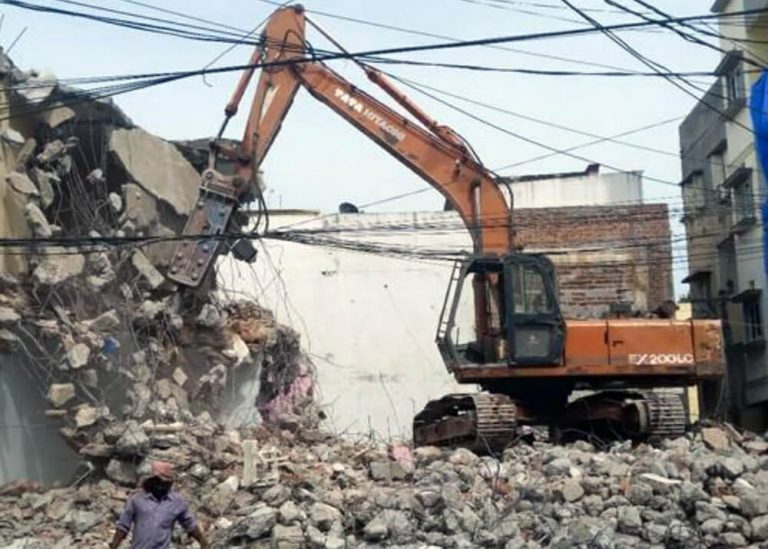 Demolishing Work at Kafrul Office Project